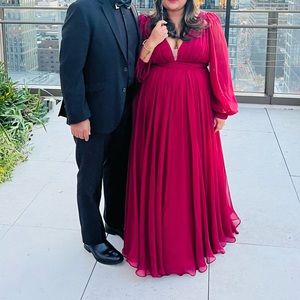 Formal Gown in Deep Red / Burgundy size 3X